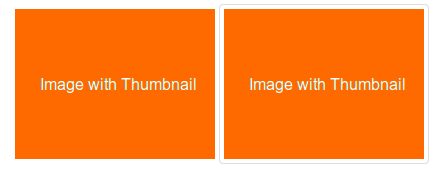 deux images avec et sans img-thumbnail